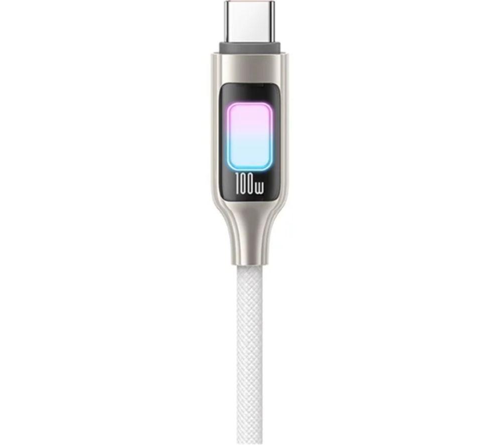 SILVERLABEL LED 100 W USB Type‑C Cable &ndash; 1.2 m, White image number 2 of 3