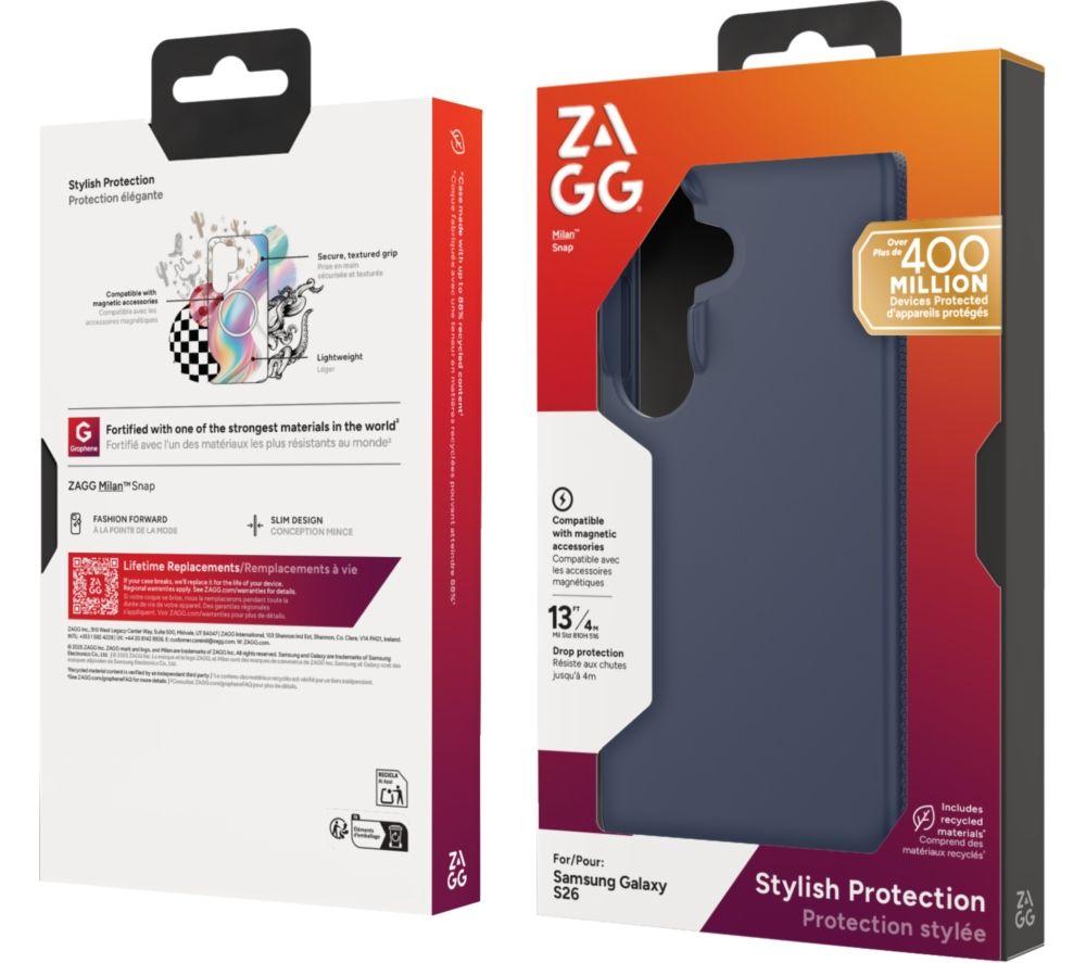 ZAGG Milan Snap Samsung Galaxy S26 Case - Iridescent image number 2 of 2
