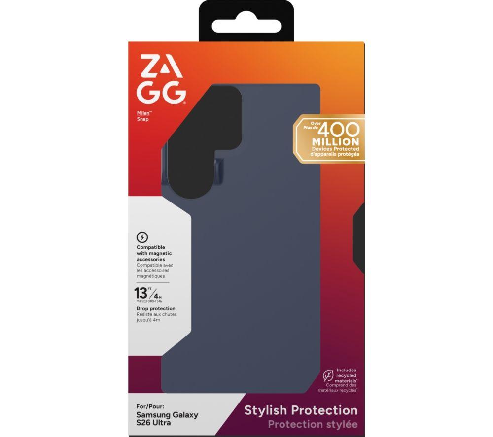 ZAGG Milan Snap Samsung Galaxy S26 Ultra Case - Navy image number 2 of 2