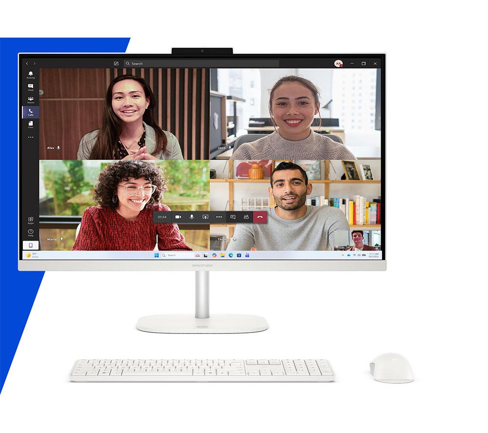 HP OmniStudio 27-cu0003na 27" All-in-One PC - Intel&reg; Core&trade; 5, 1 TB SSD, Cotton White image number 8 of 15