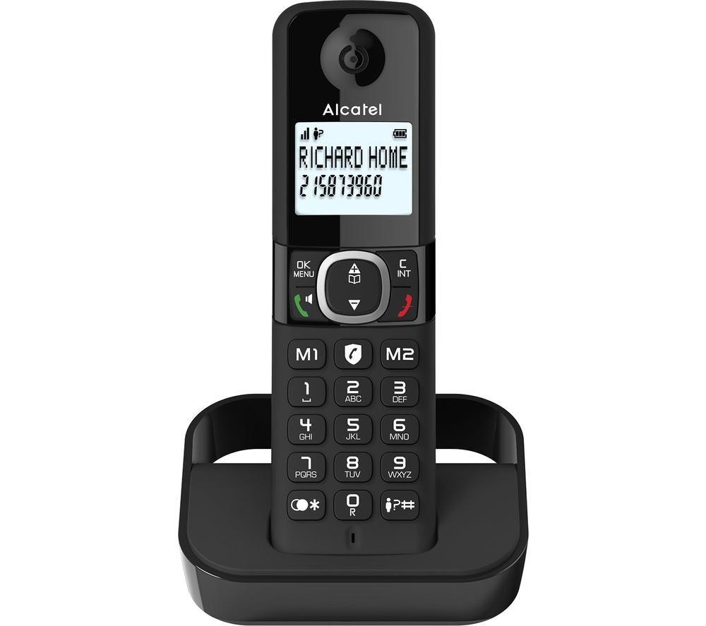 Alcatel F860 Voice Al3518 Cordless Phone - Black, Black