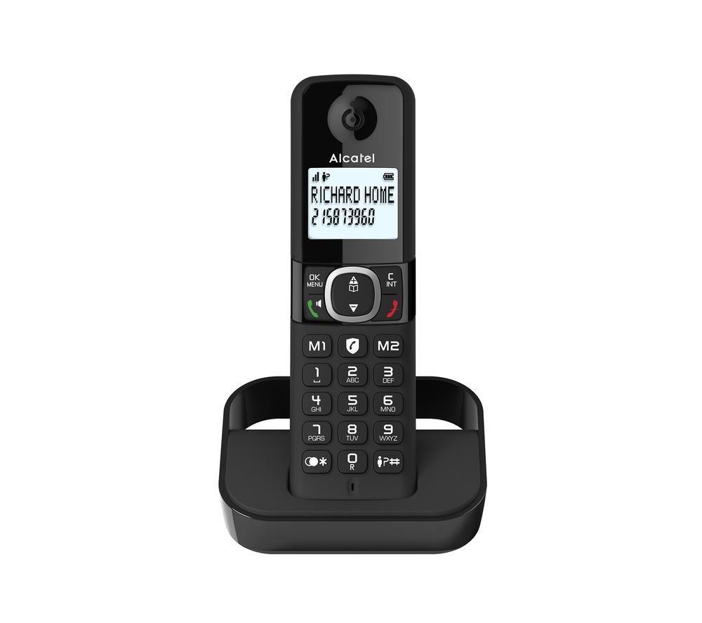 ALCATEL F860 Duo AL3525 Cordless Phone - Twin Handsets, Black image number 2 of 4