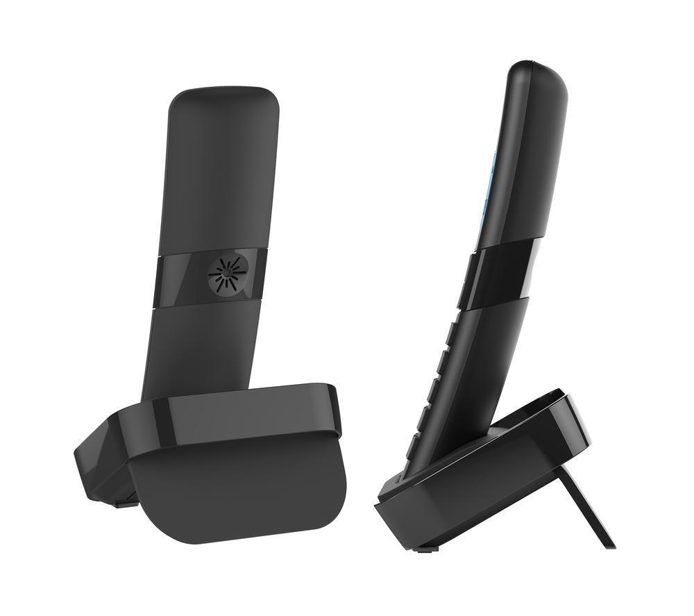 ALCATEL F860 Duo AL3525 Cordless Phone - Twin Handsets, Black image number 3 of 4