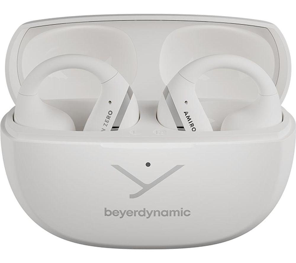 BEYERDYNAMIC Amiron Zero Wireless Bluetooth Open-Ear Earbuds - White image number 4 of 6