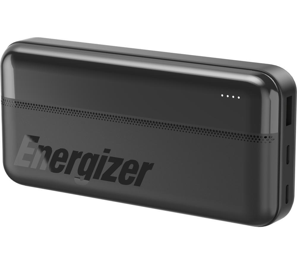 Energizer Ue20050cc 20000 Mah Portable Power Bank - Black, Black