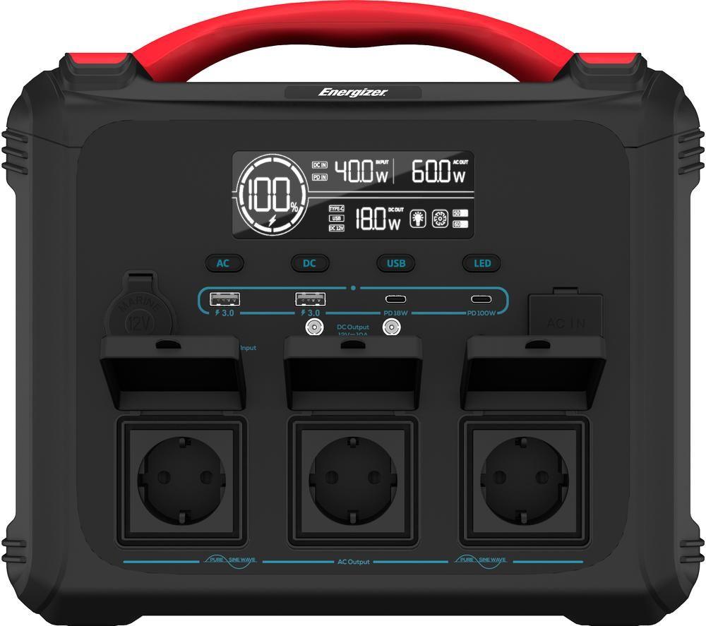 ENERGIZER PPS1100W2F 1100 Wh Portable Power Station image number 2 of 4