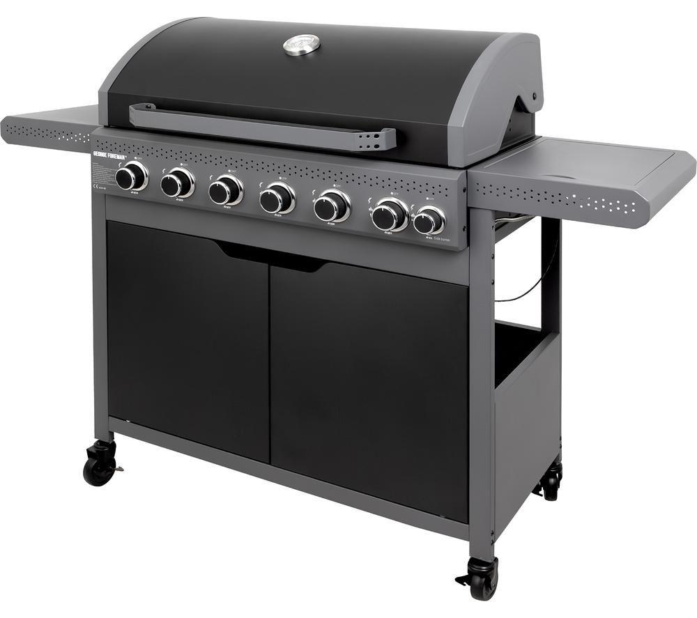GEORGE FOREMAN GFGBBQ6B1B-C 6 Burner Grill Gas BBQ - Black image number 4 of 9