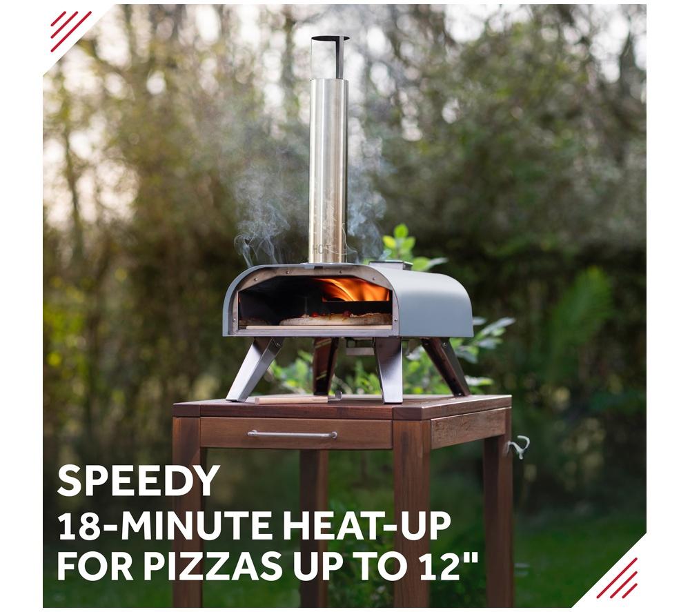 GEORGE FOREMAN GFWPPO1GPC Wood Pellet Pizza Oven - Grey image number 3 of 18