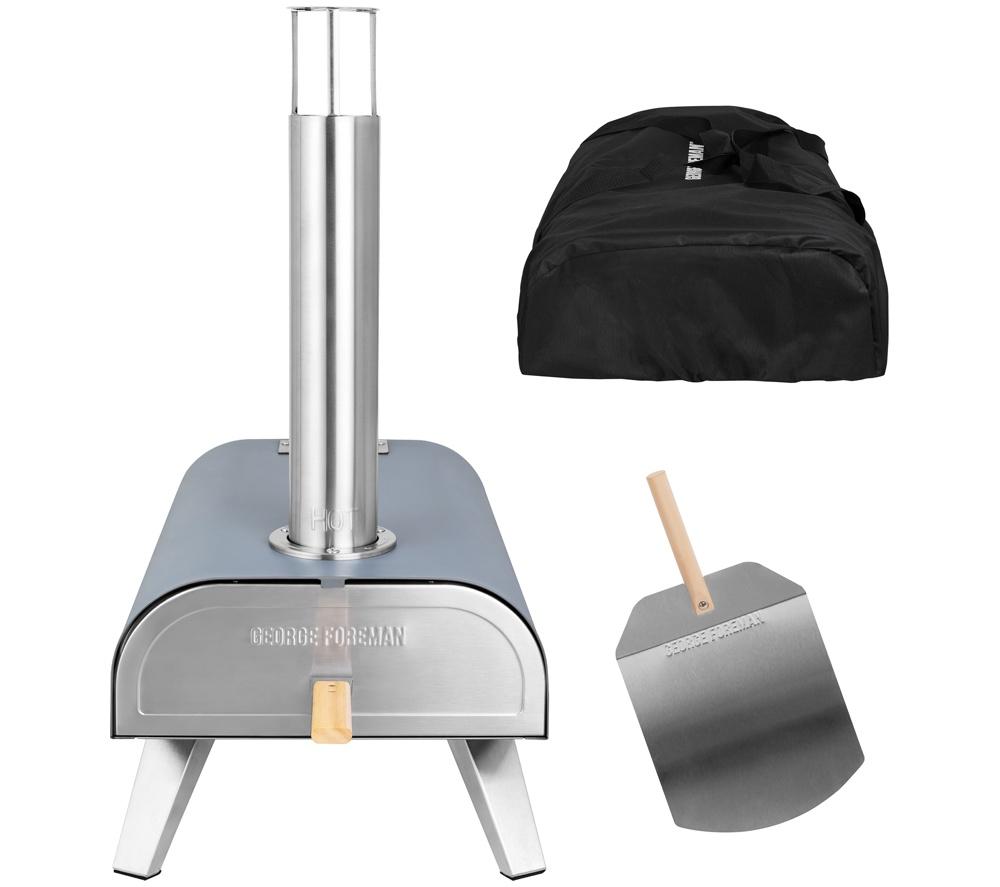 GEORGE FOREMAN GFWPPO1GPC Wood Pellet Pizza Oven - Grey image number 16 of 18