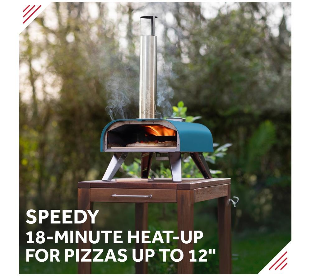 GEORGE FOREMAN GFWPPO1BLPC Wood Pellet Pizza Oven - Teal image number 3 of 18
