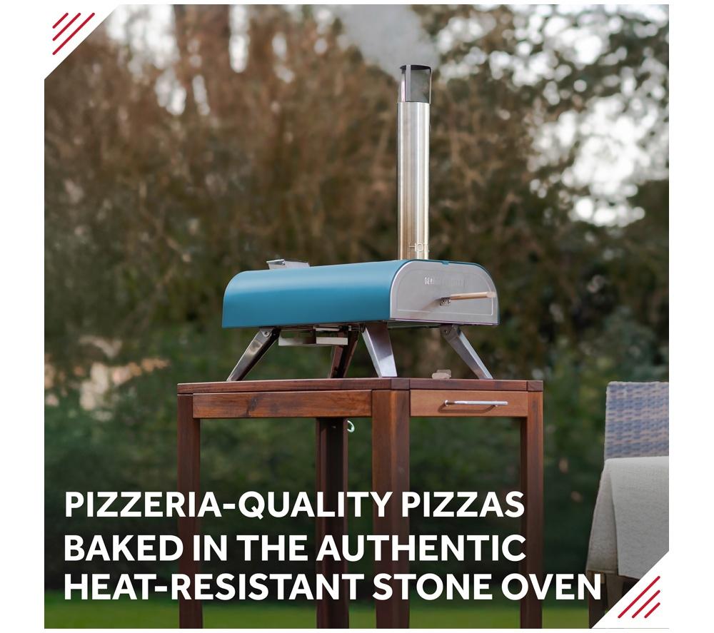 GEORGE FOREMAN GFWPPO1BLPC Wood Pellet Pizza Oven - Teal image number 5 of 18