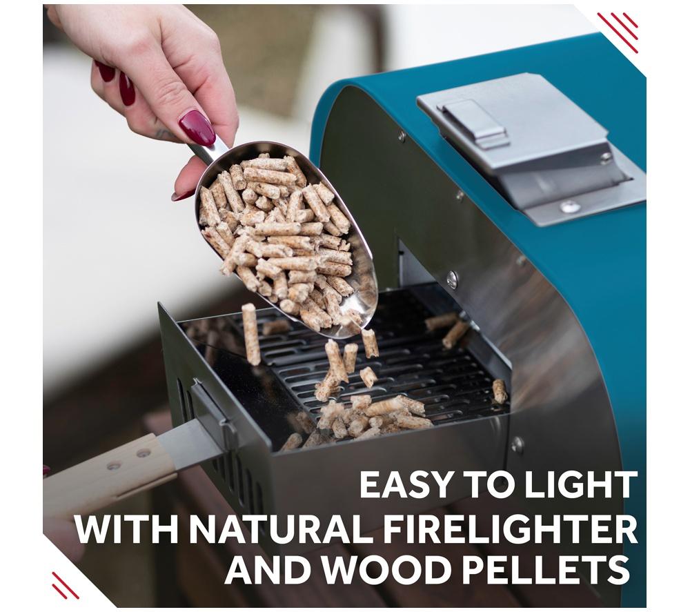 GEORGE FOREMAN GFWPPO1BLPC Wood Pellet Pizza Oven - Teal image number 6 of 18
