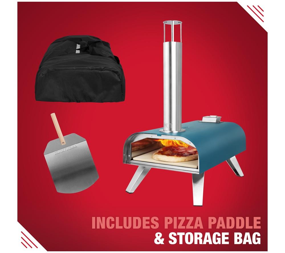 GEORGE FOREMAN GFWPPO1BLPC Wood Pellet Pizza Oven - Teal image number 13 of 18