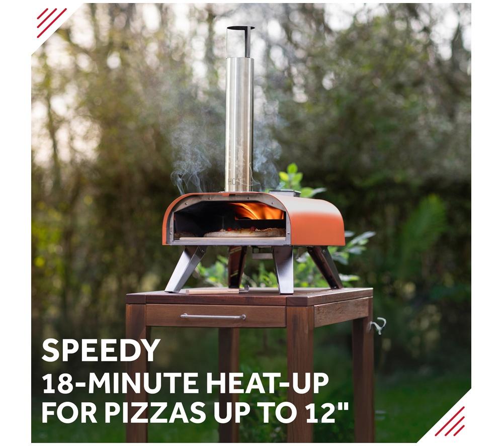 GEORGE FOREMAN GFWPPO1ORPC Wood Pellet Pizza Oven - Orange image number 3 of 18
