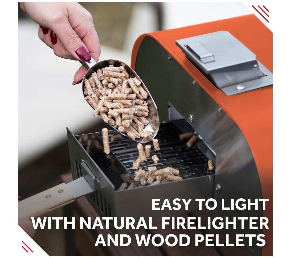GEORGE FOREMAN GFWPPO1ORPC Wood Pellet Pizza Oven - Orange image number 6 of 18