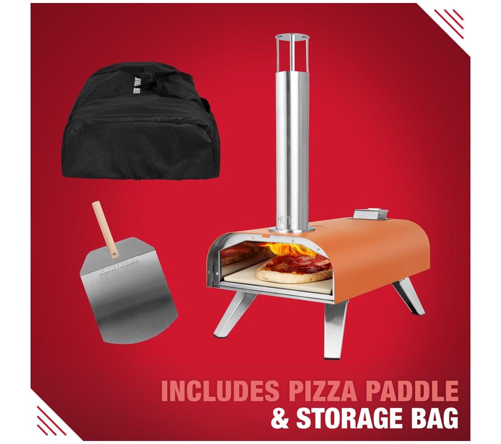 GEORGE FOREMAN GFWPPO1ORPC Wood Pellet Pizza Oven - Orange image number 13 of 18