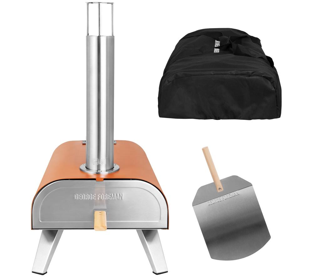 GEORGE FOREMAN GFWPPO1ORPC Wood Pellet Pizza Oven - Orange image number 16 of 18