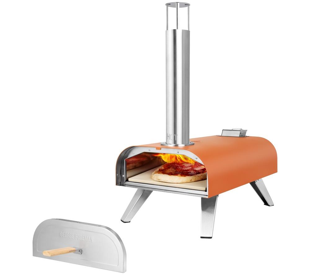 GEORGE FOREMAN GFWPPO1ORPC Wood Pellet Pizza Oven - Orange image number 17 of 18