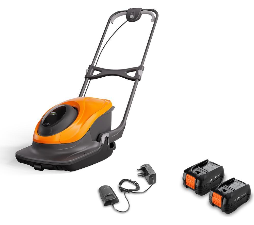 Flymo Husqvarna Easihover 300 4.0 Cordless Lawn Mower - Black & Orange