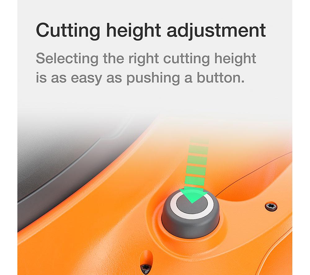 FLYMO SimpliMow 320 KIT 4.0 Cordless Lawn Mower - Orange & Black image number 6 of 12