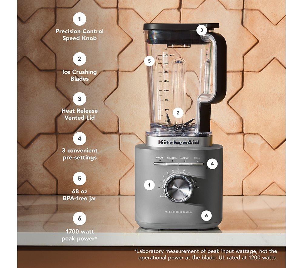 KITCHENAID Pure Power 5KSB2073BDG Blender - Charcoal Grey image number 2 of 6