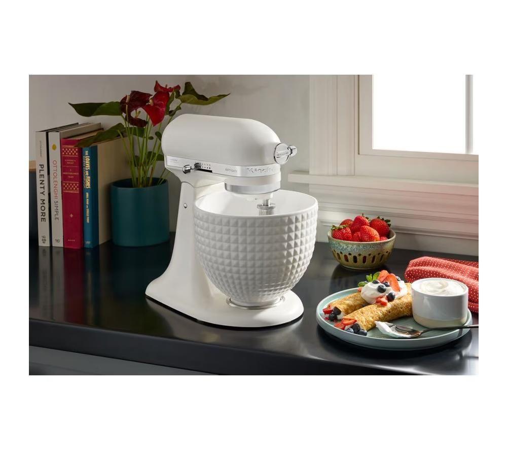 KITCHENAID Artisan 5KSM156CXBPL Stand Mixer - Monochrome White image number 3 of 9