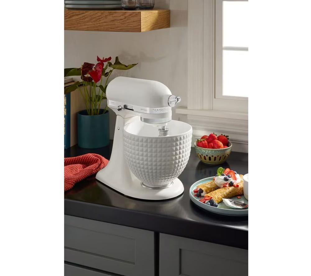 KITCHENAID Artisan 5KSM156CXBPL Stand Mixer - Monochrome White image number 4 of 9