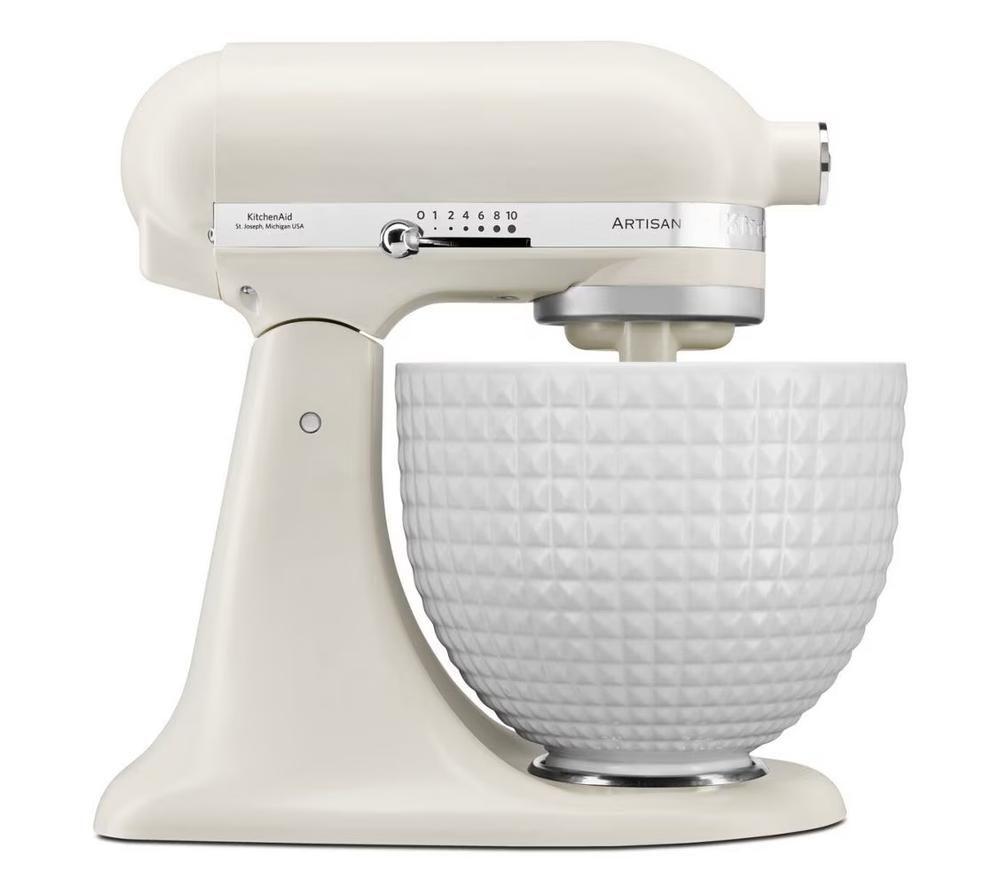 KITCHENAID Artisan 5KSM156CXBPL Stand Mixer - Monochrome White image number 5 of 9