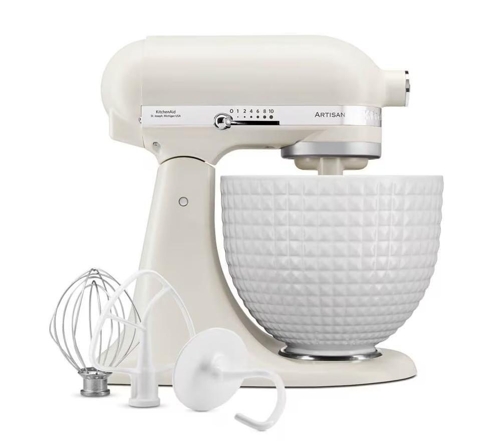 KITCHENAID Artisan 5KSM156CXBPL Stand Mixer - Monochrome White image number 9 of 9