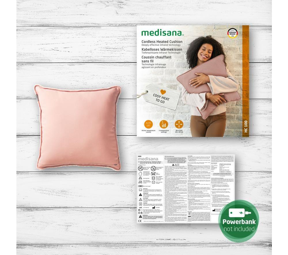MEDISANA HC 100 Heated Cushion - Rose, 40 x 40 cm image number 3 of 5