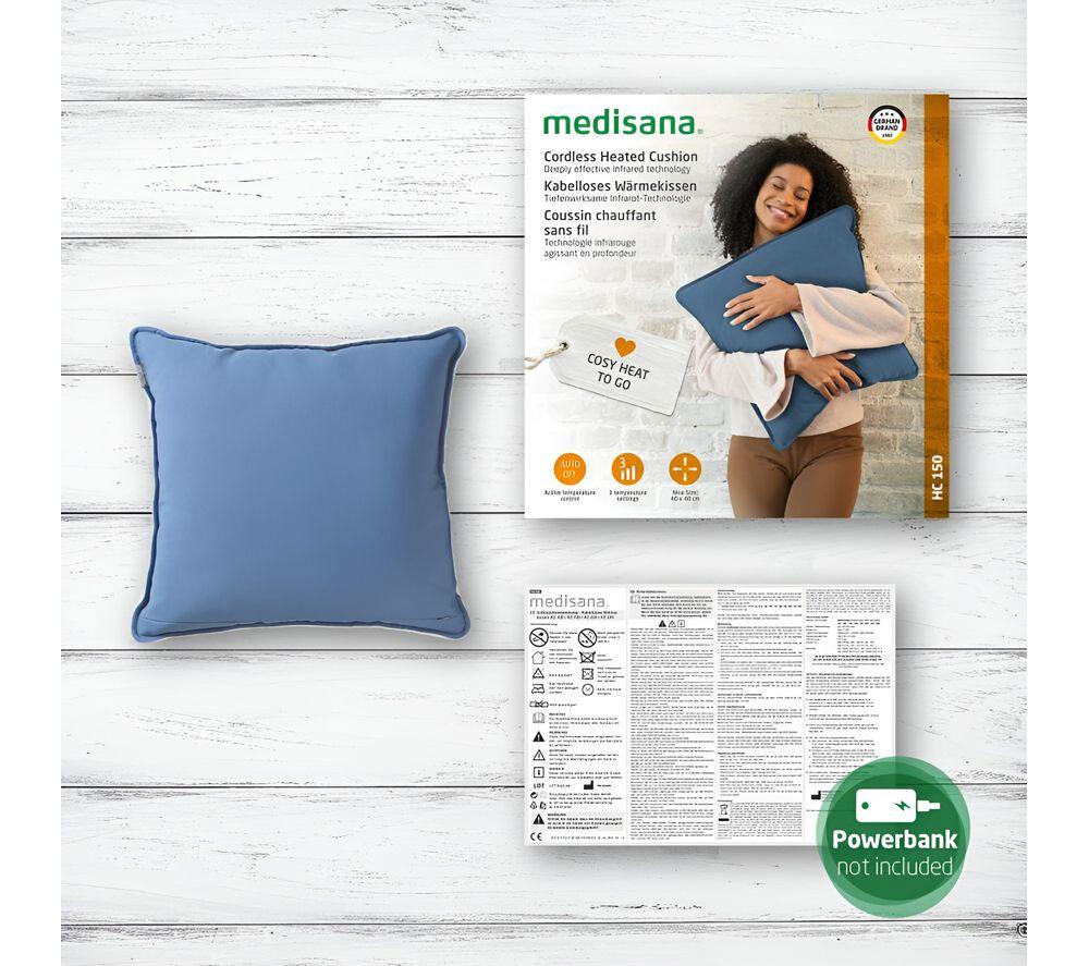 MEDISANA HC 150 Heated Cushion - Blue, 40 x 40 cm image number 3 of 5