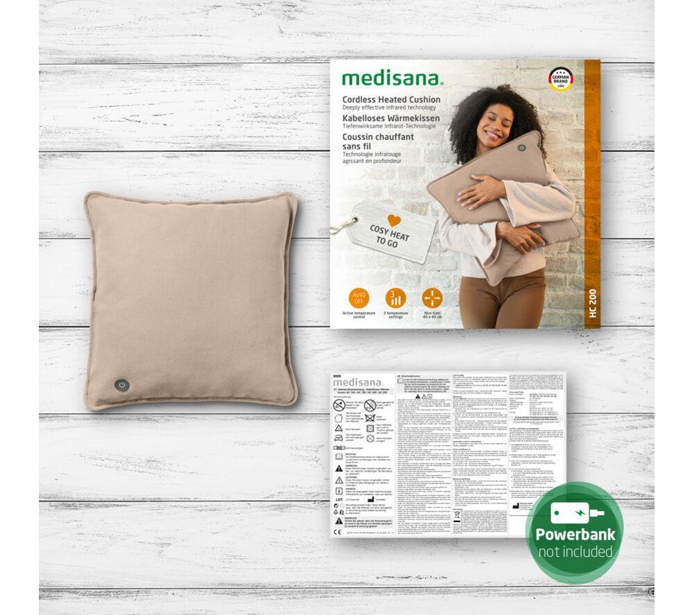 MEDISANA HC 200 Heated Cushion - Sand, 40 x 40 cm image number 3 of 4