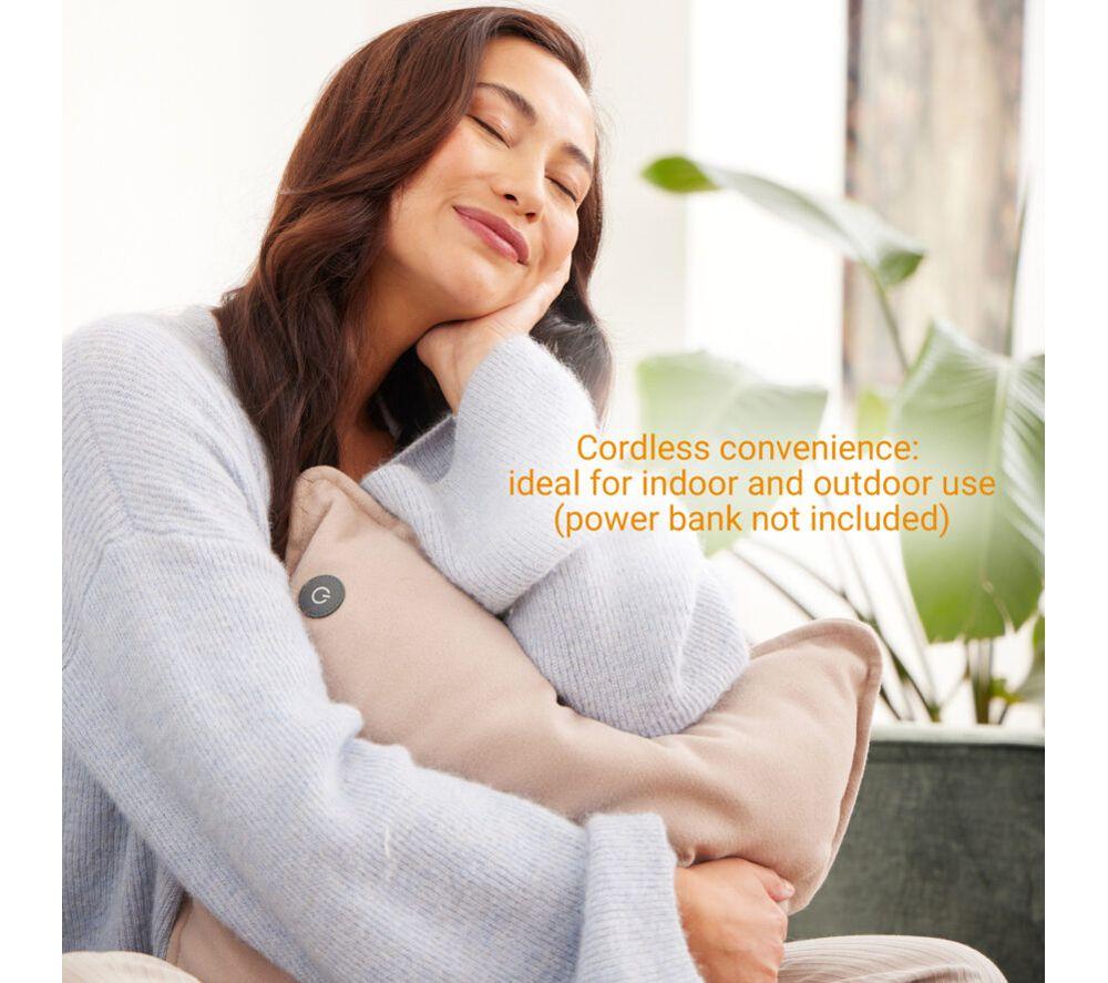 MEDISANA HC 200 Heated Cushion - Sand, 40 x 40 cm image number 4 of 4