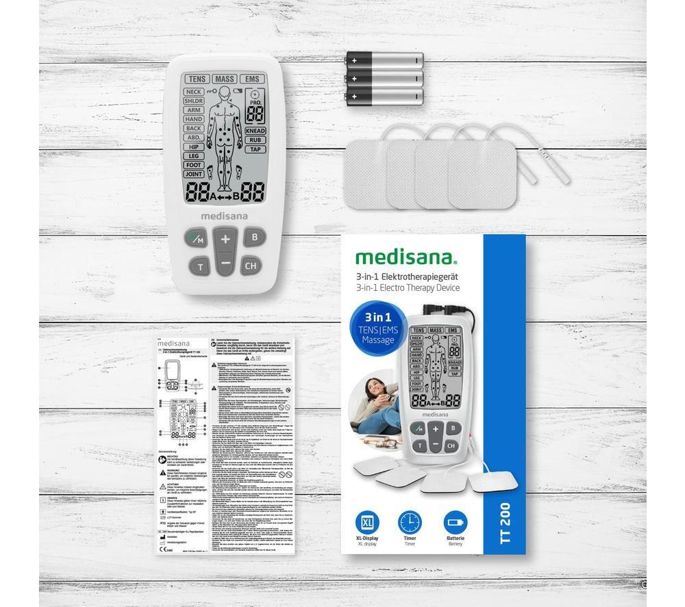 MEDISANA TT 200 West TENS/EMS 3-in-1 Electrotherapy Device image number 3 of 5