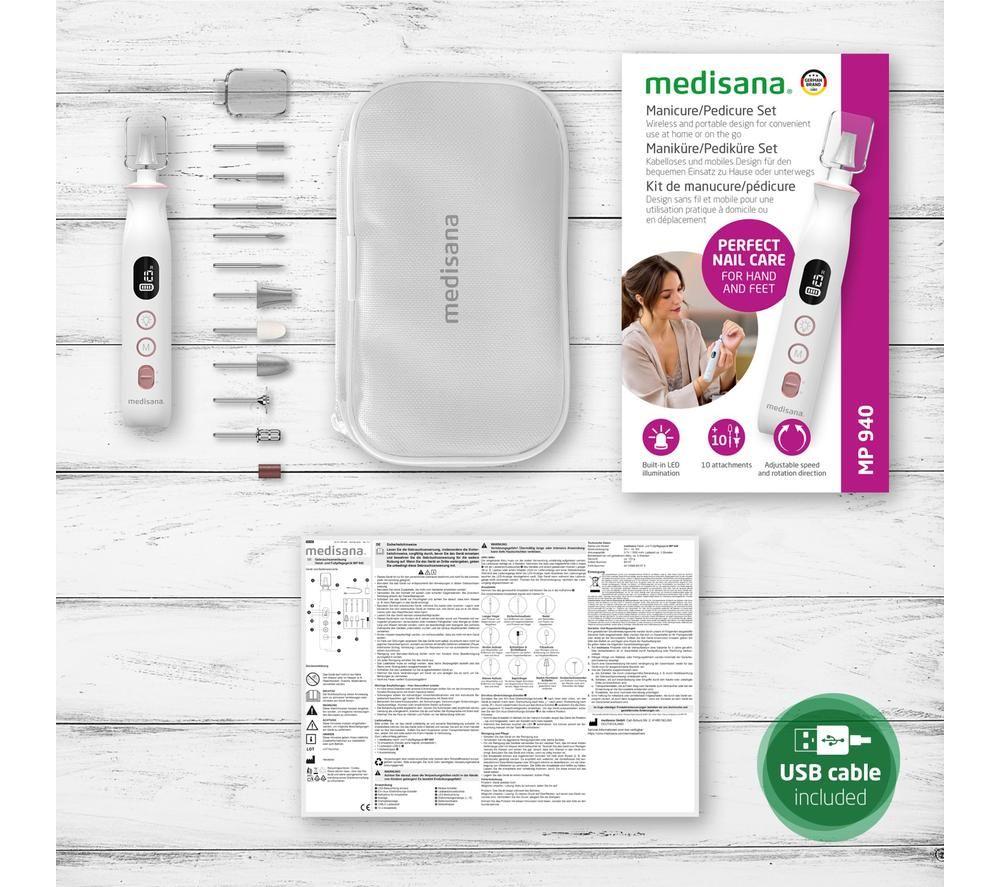 MEDISANA MP 940 Manicure and Pedicure Device - White image number 4 of 7