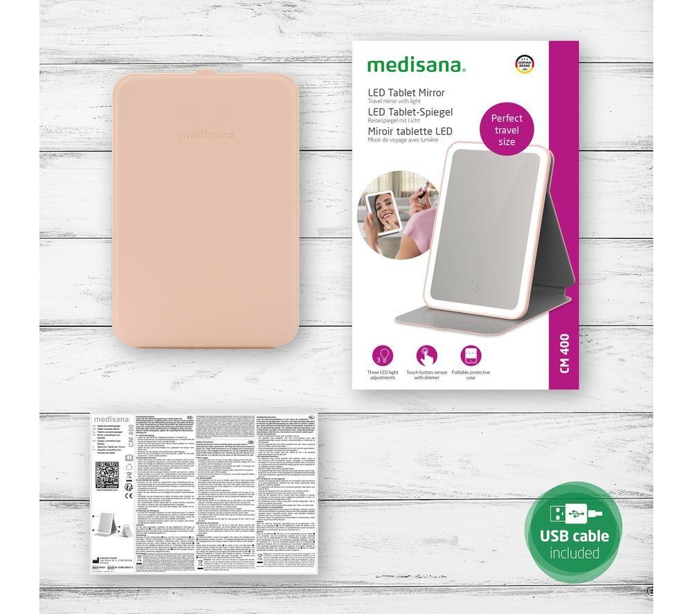 MEDISANA CM 400 LED Make-Up Mirror - Pink image number 2 of 4