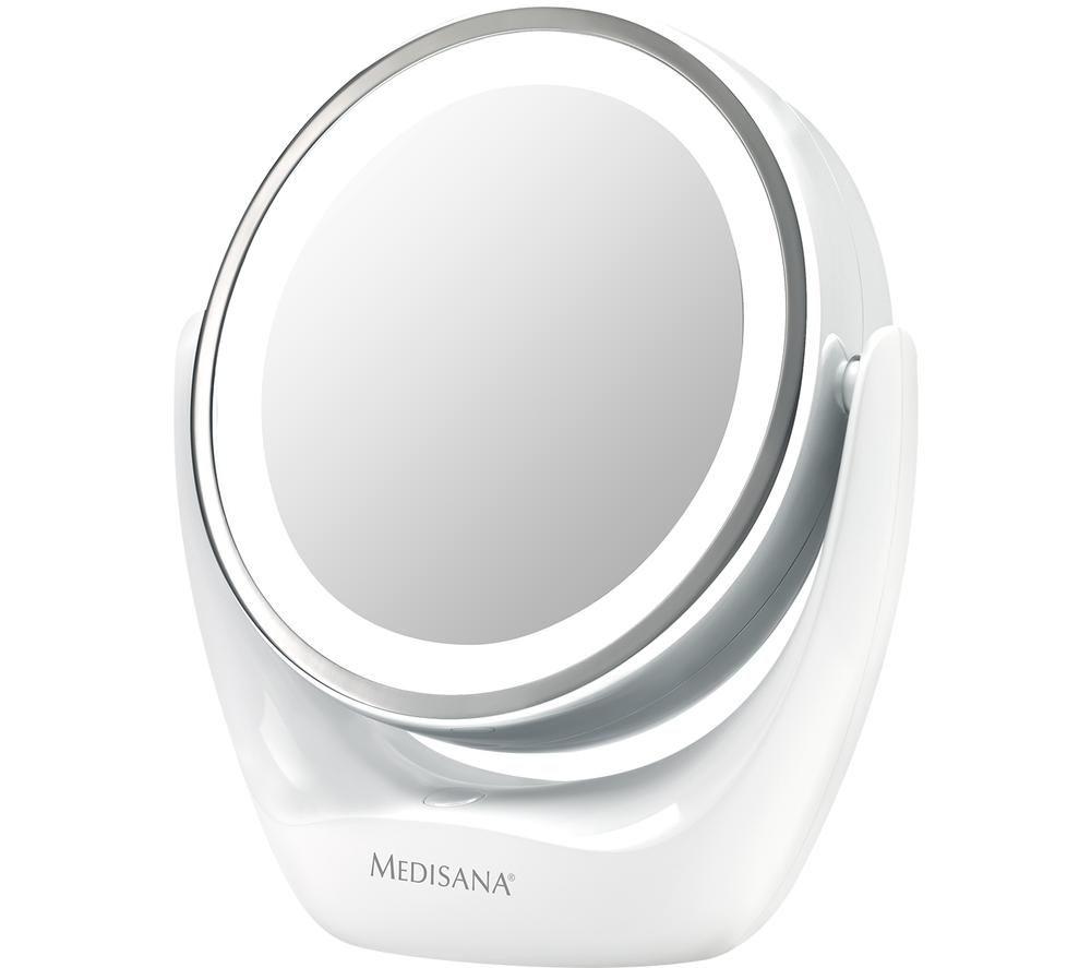 MEDISANA CM 835 2in1 LED Make-Up Mirror with 5x Magnifying Mirror- White image number 4 of 5