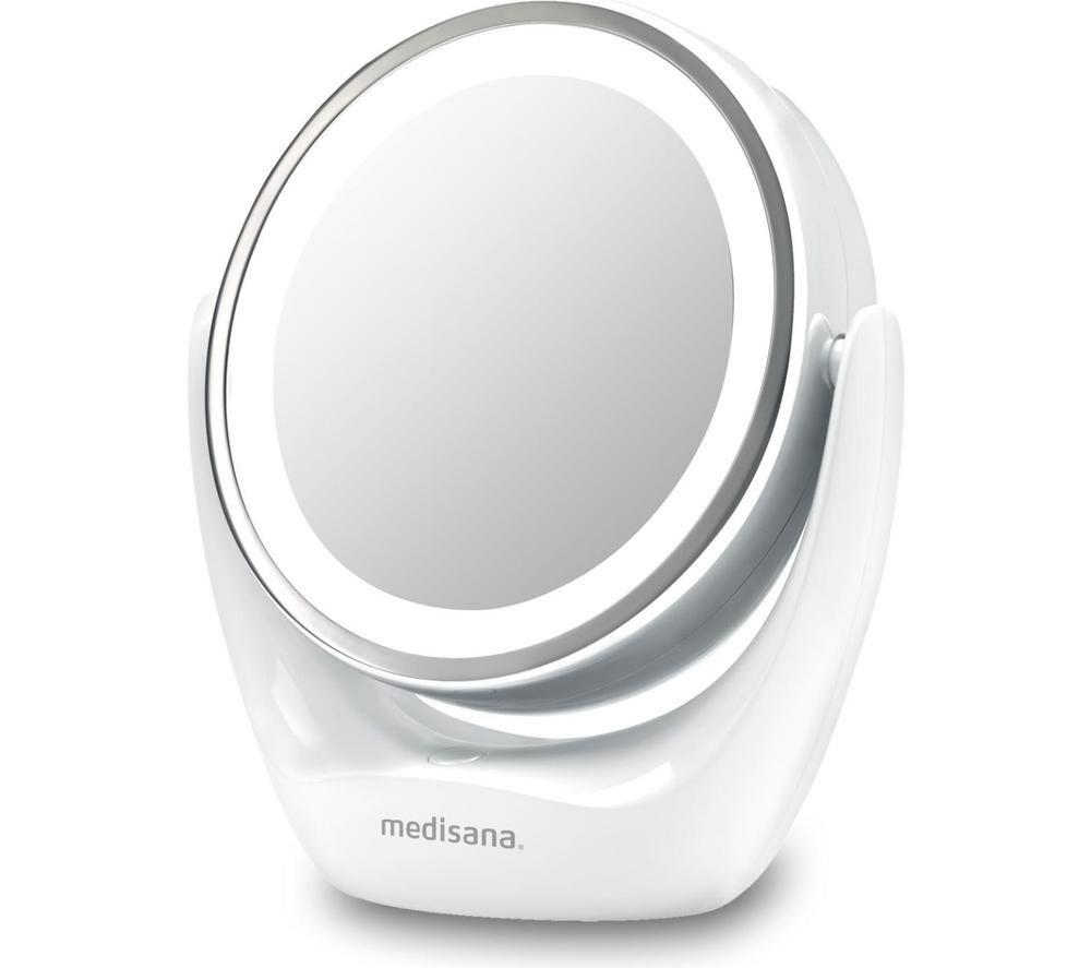 MEDISANA CM 835 2in1 LED Make-Up Mirror with 5x Magnifying Mirror- White image number 5 of 5
