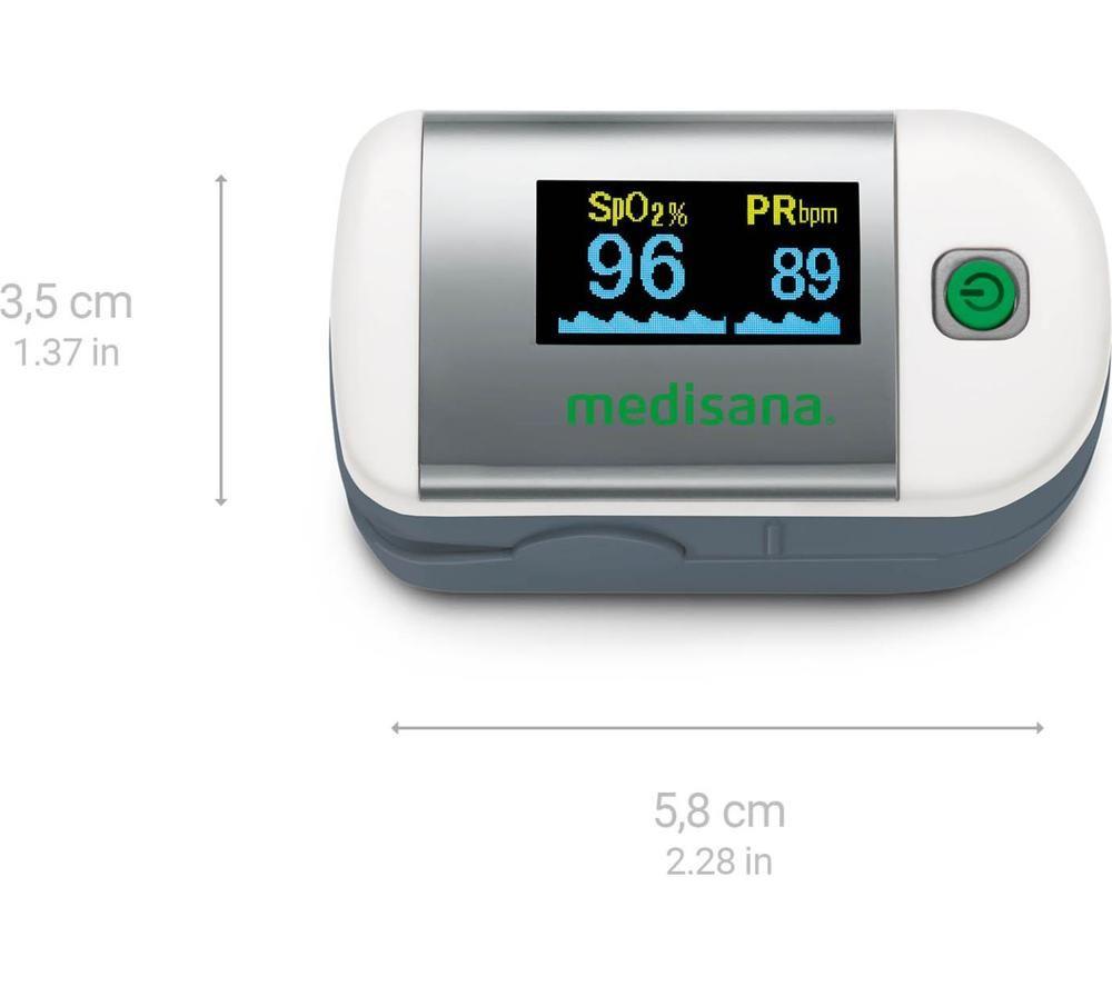 MEDISANA PM 100 Pulse Oximeter - Grey & White image number 5 of 8