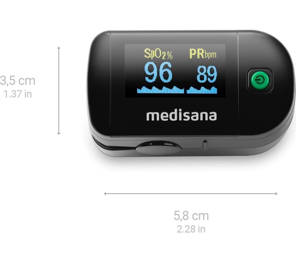 MEDISANA PM 100 Pulse Oximeter - Black image number 6 of 8