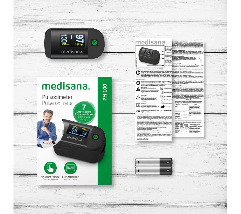 MEDISANA PM 100 Pulse Oximeter - Black image number 8 of 8