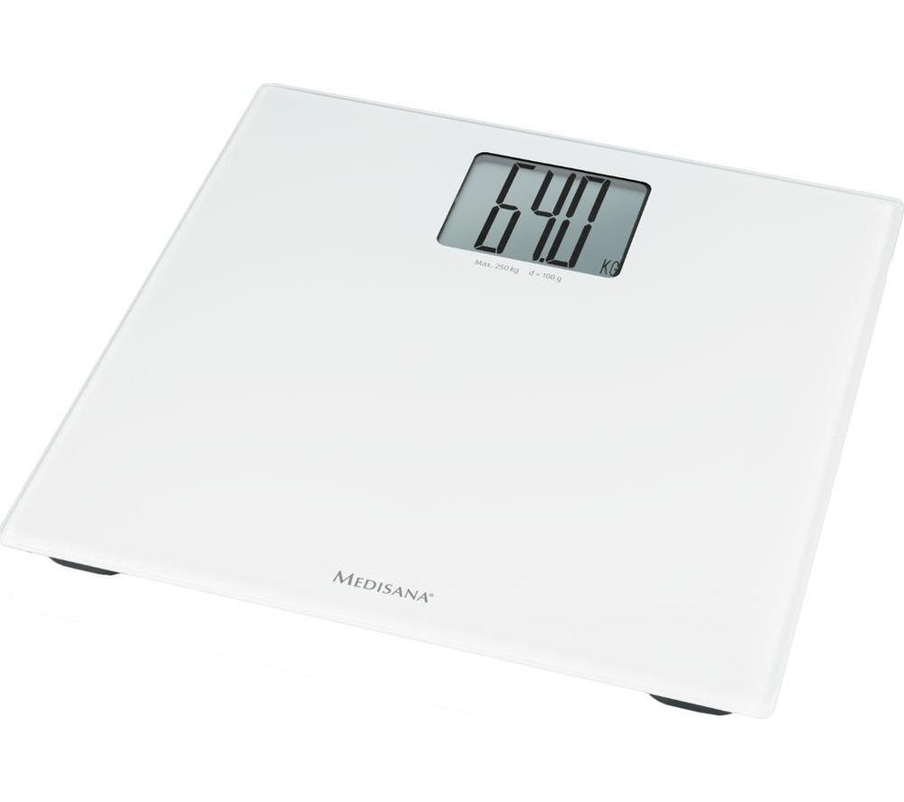 MEDISANA PS 470 Digital Bathroom Scale - White image number 2 of 4