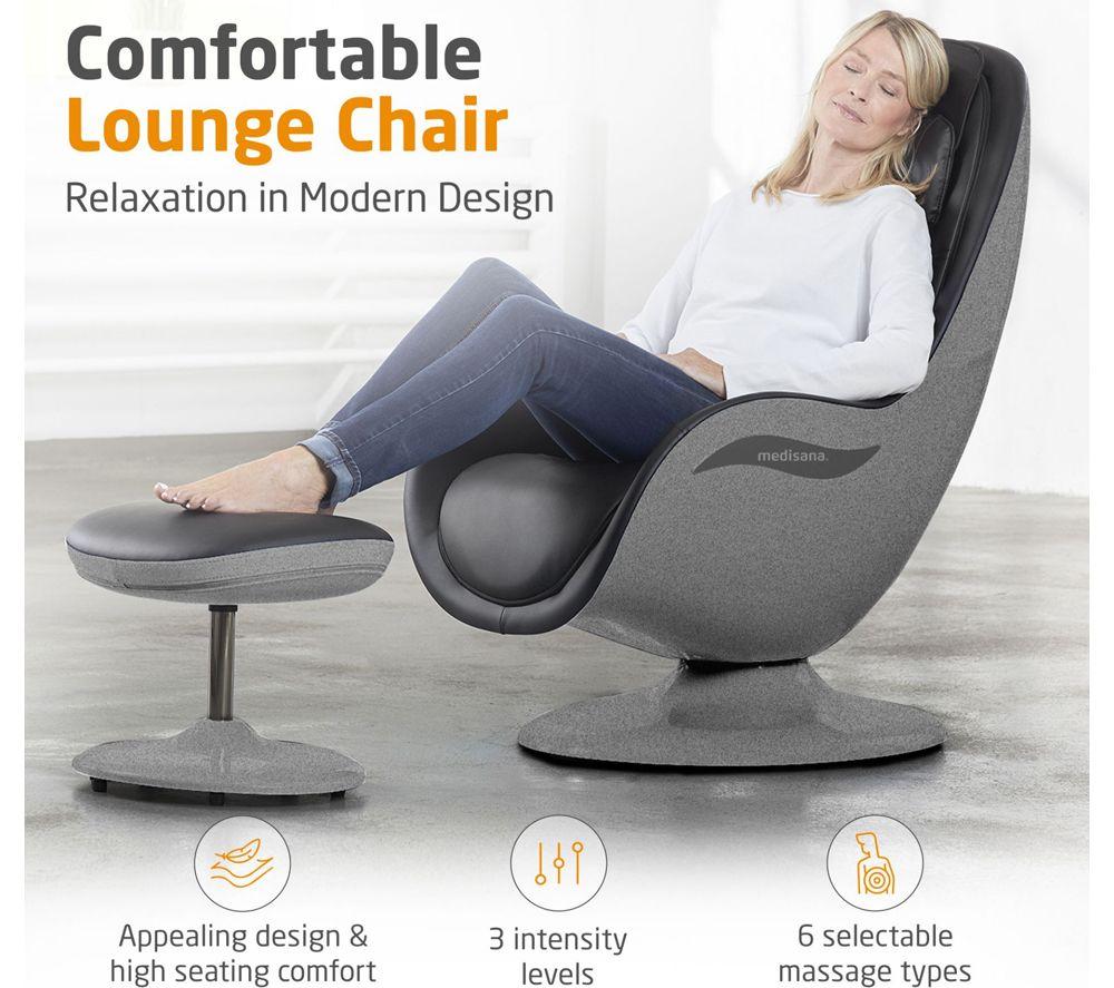 MEDISANA RS 670 Shiatsu Massage Lounge Chair - Grey image number 5 of 5