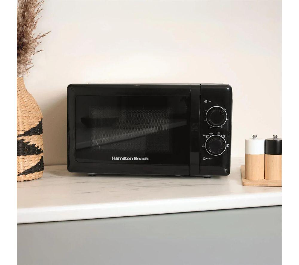 HAMILTON BEACH Stealth Jug Kettle, 2-Slice Toaster & Solo Microwave Bundle - Black image number 2 of 6