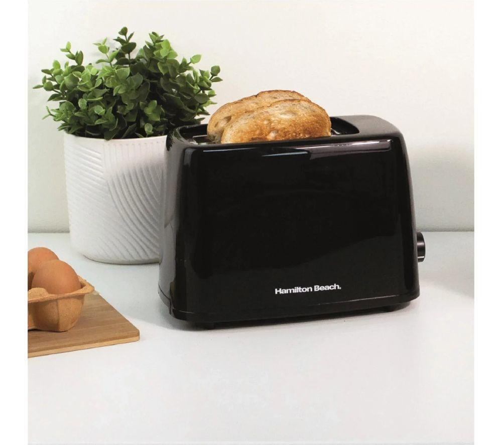 HAMILTON BEACH Essential Jug Kettle, 4-Slice Toaster, Sandwich Toaster & Slow Cooker Bundle - Silver image number 4 of 7