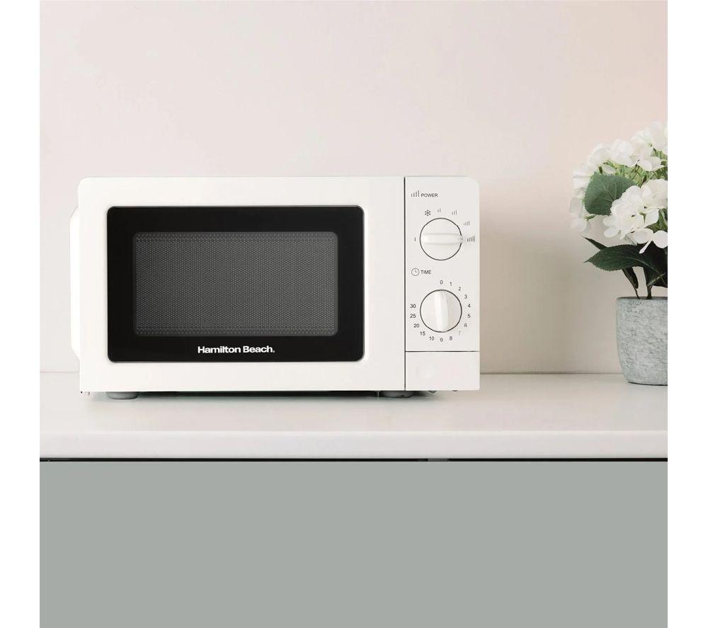 HAMILTON BEACH Essentials Jug Kettle, 4-Slice Toaster & Solo Microwave Bundle - White image number 2 of 6