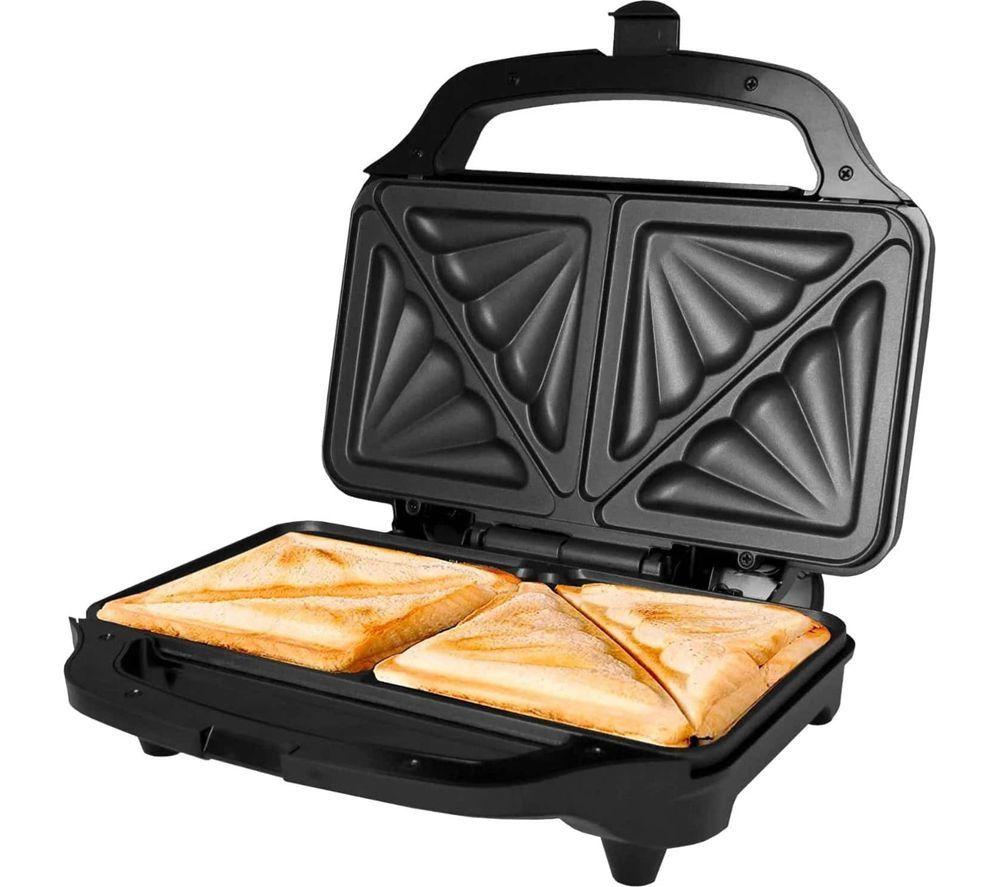 HAMILTON BEACH Rise Jug Kettle, 2-Slice Toaster, Sandwich Toaster & Slow Cooker Bundle - Silver image number 4 of 8