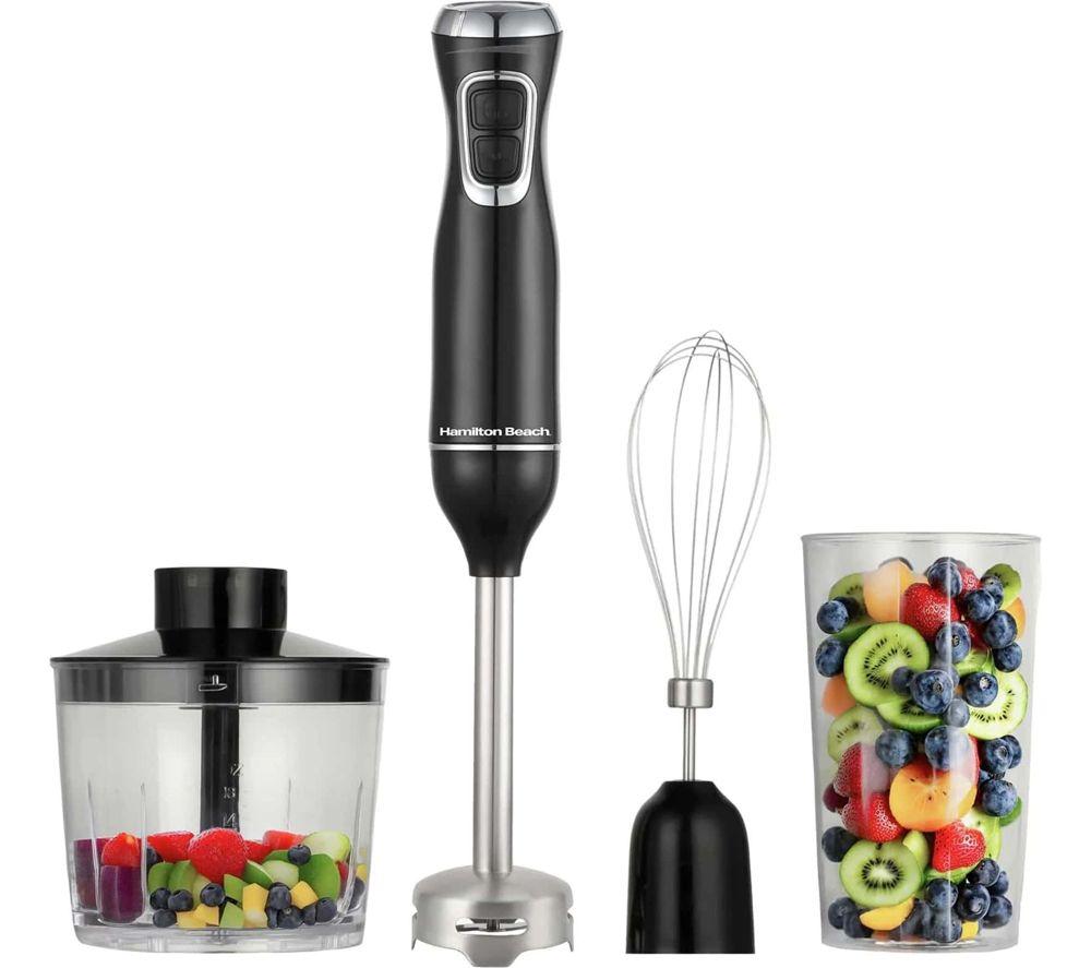 HAMILTON BEACH Essentials Hand Blender, Sandwich Toaster & Slow Cooker Bundle &ndash; Silver & Black image number 4 of 6