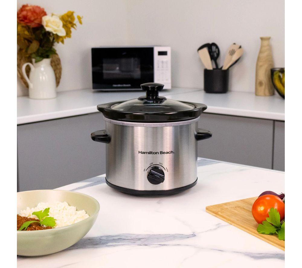 HAMILTON BEACH Essentials Hand Blender, Sandwich Toaster & Slow Cooker Bundle &ndash; Silver & Black image number 5 of 6