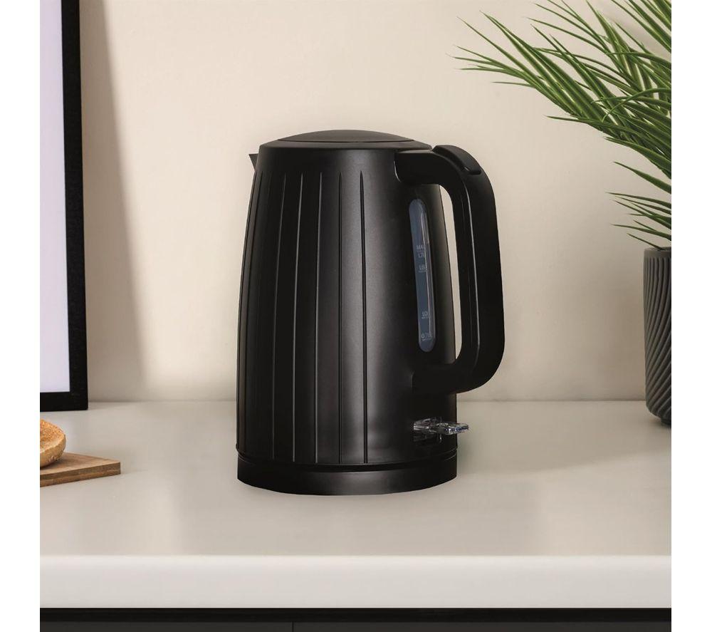 HAMILTON BEACH FlexiControl Jug Kettle, 2-Slice Toaster & Solo Microwave Bundle - Black image number 2 of 4